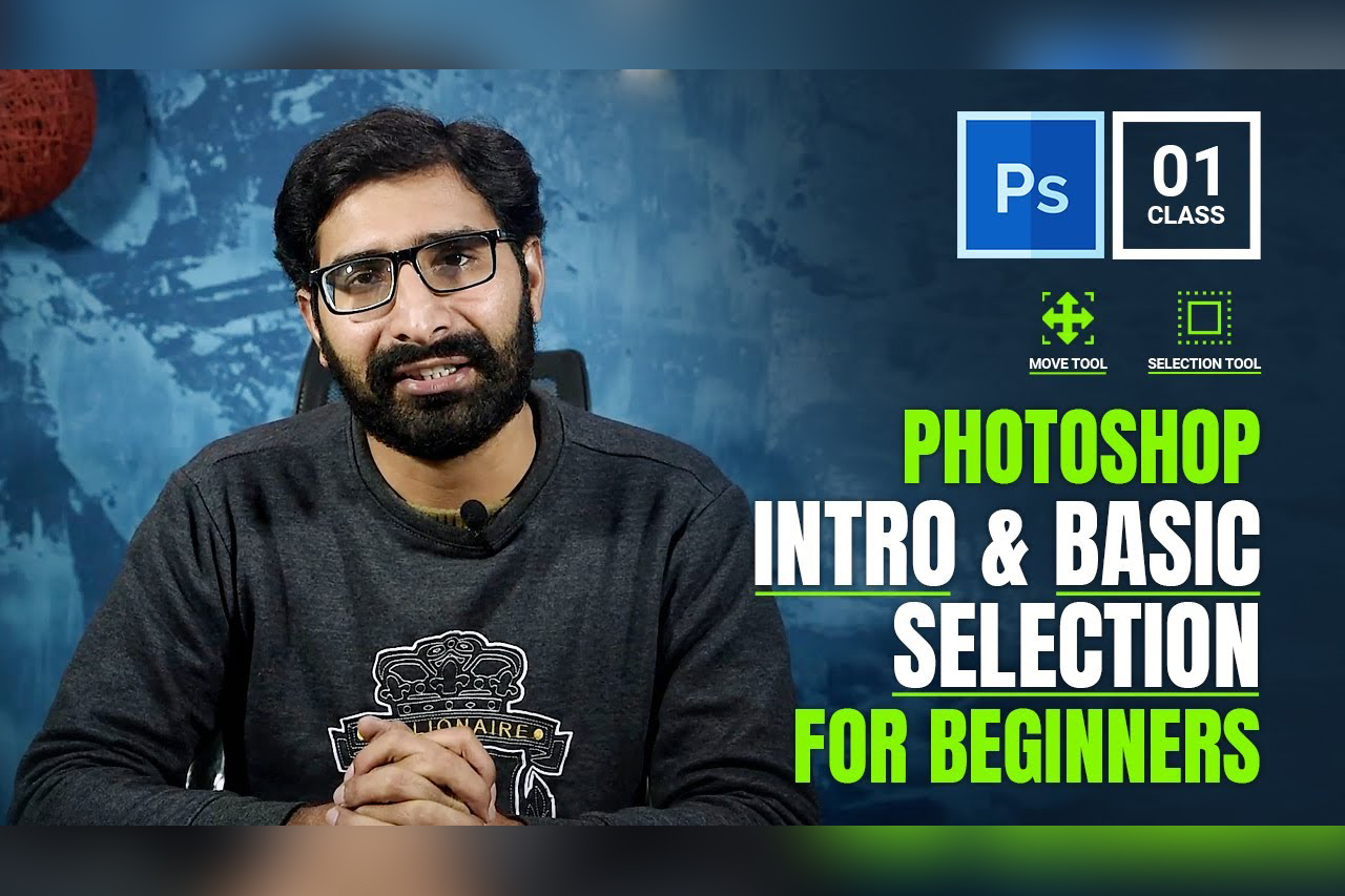 Move & Selection Tool – Photoshop for Beginners in Urdu / Hindi – Class 1