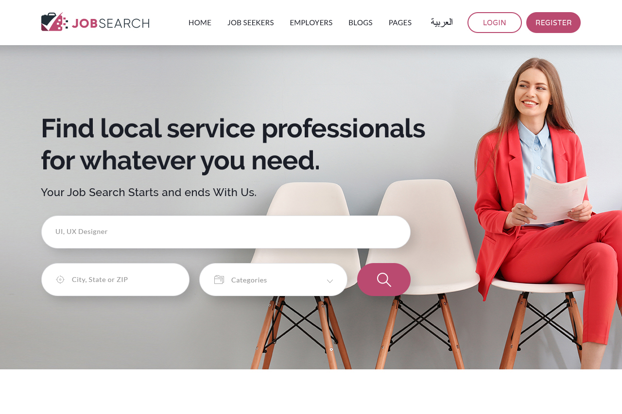 Job Search Homepage